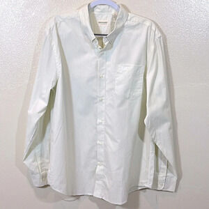 Dockers plaid yellow and blue long sleeve dress shirt size XL